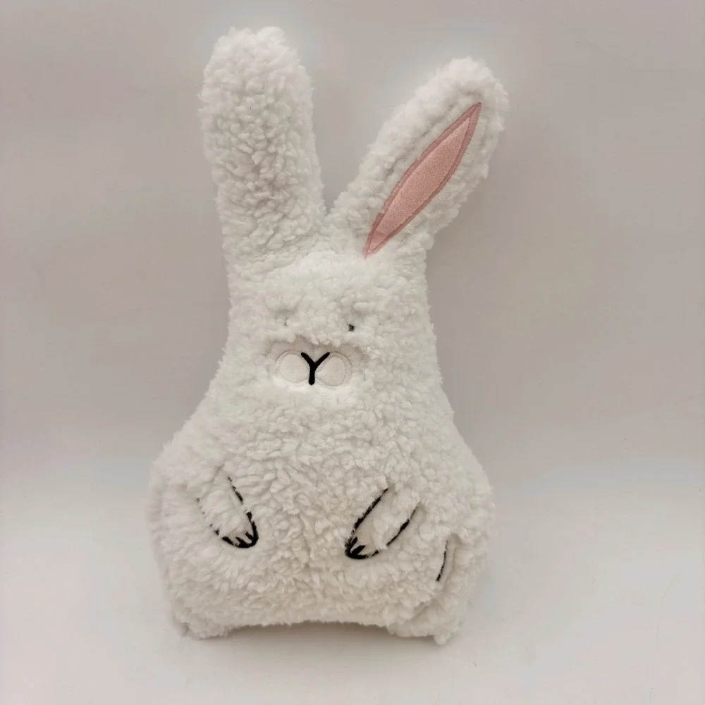 Easter Plush Set Bunny Chick Carrot‎ White Yellow Orange Spring Decor 3 Piece